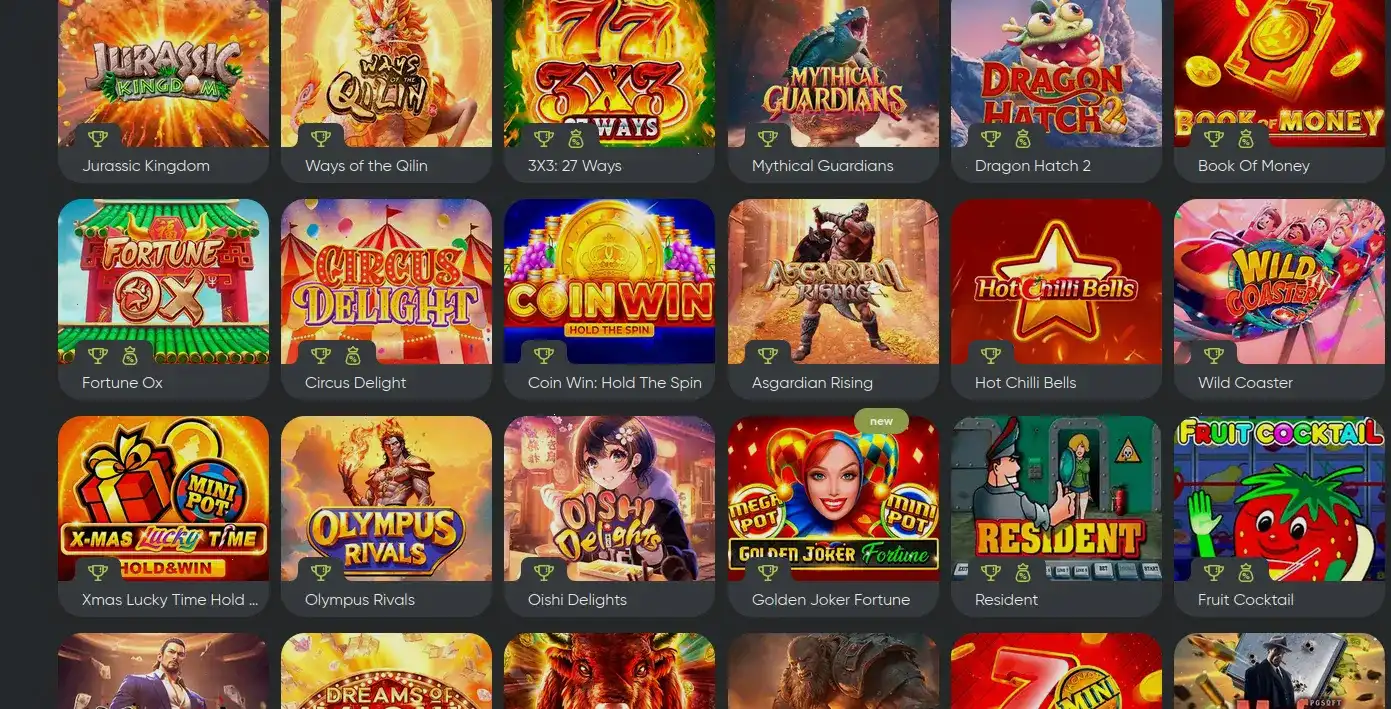 Бонусы при регистрации Dragon Money - экран акций